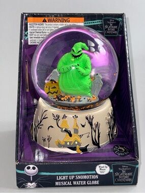 Disney The Nightmare Before Christmas Oogie Boogie Light-Up Globe - Bright Green